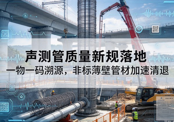 满城声测管质量新规落地，一物一码溯源，非标薄壁管材加速清退