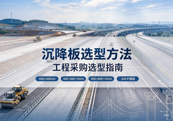满城沉降板选择方法
